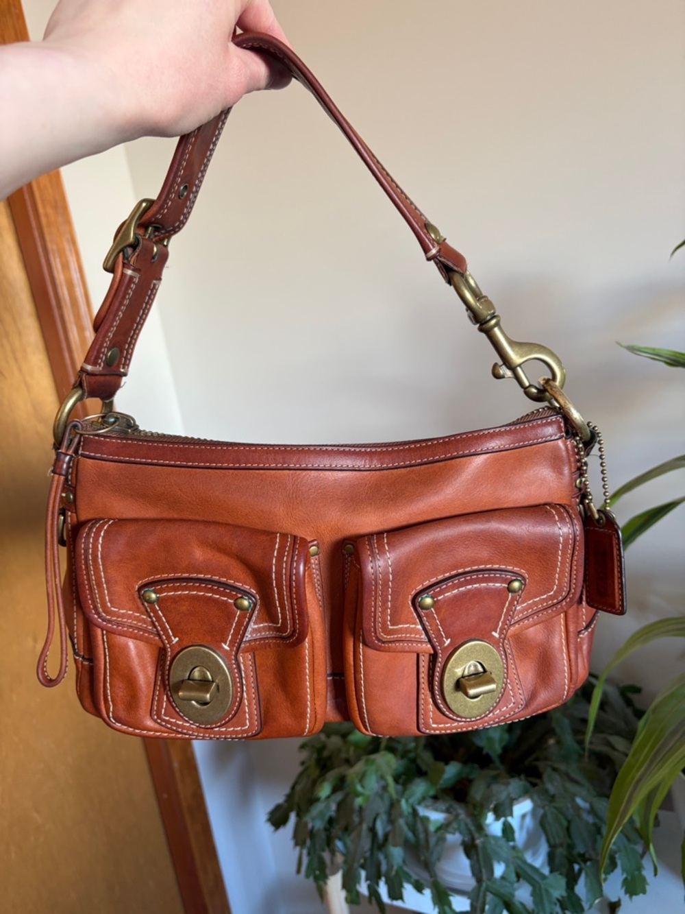 Coach Legacy Double Turnlock Shoulder Bag
